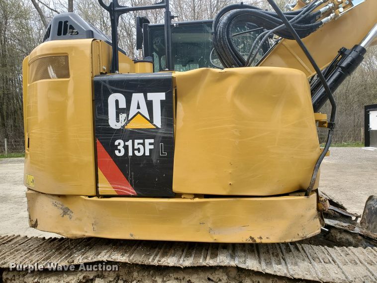 image for item GU9972 2018 Caterpillar 315F L excavator