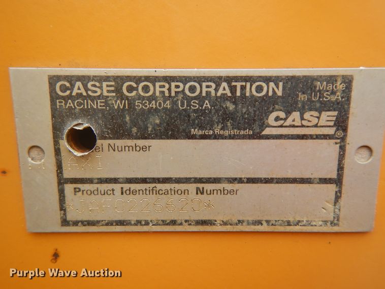 image for item GW9087 1997 Case Maxi Sneaker  cable plow