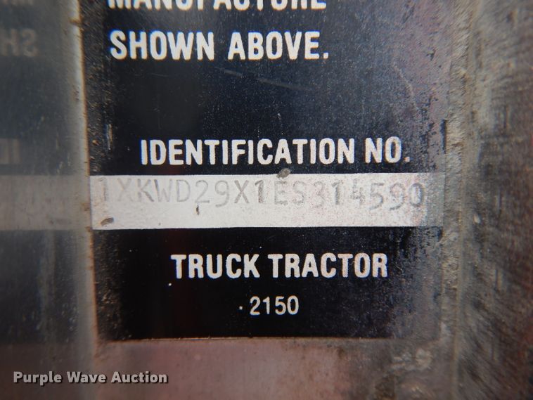 image for item GW9096 1984 Kenworth W900  dump truck