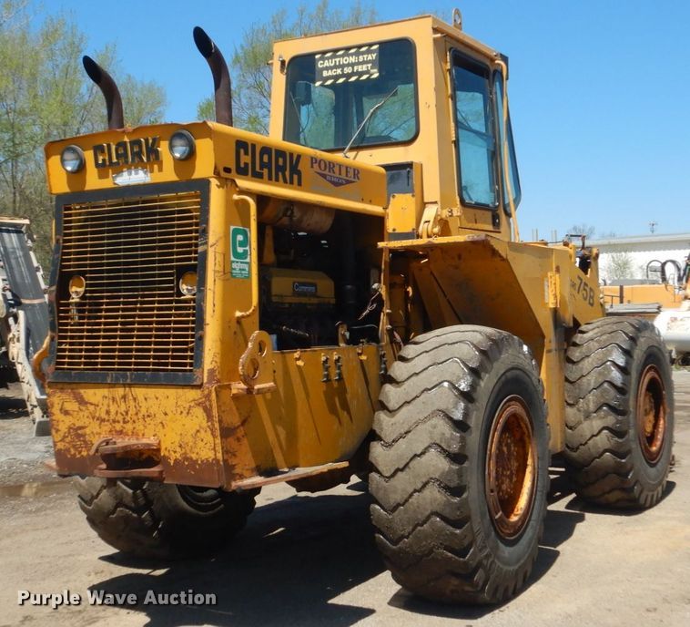 image for item GW9810 Clark 75B CU  wheel loader