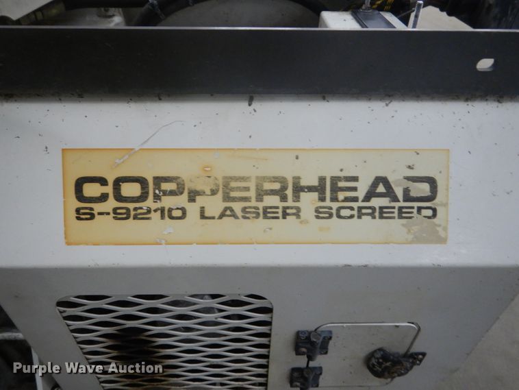 image for item GW9873 Copperhead S-9210 laser screed