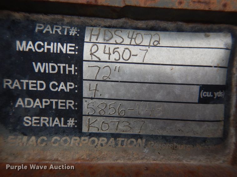 image for item GW9915 Lemac excavator bucket