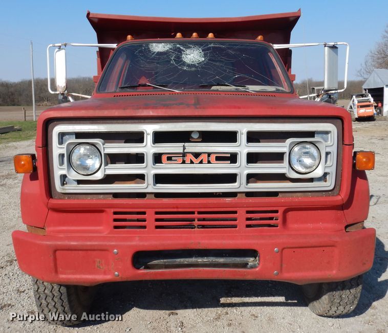 image for item GY9003 1987 GMC 7000 dump truck