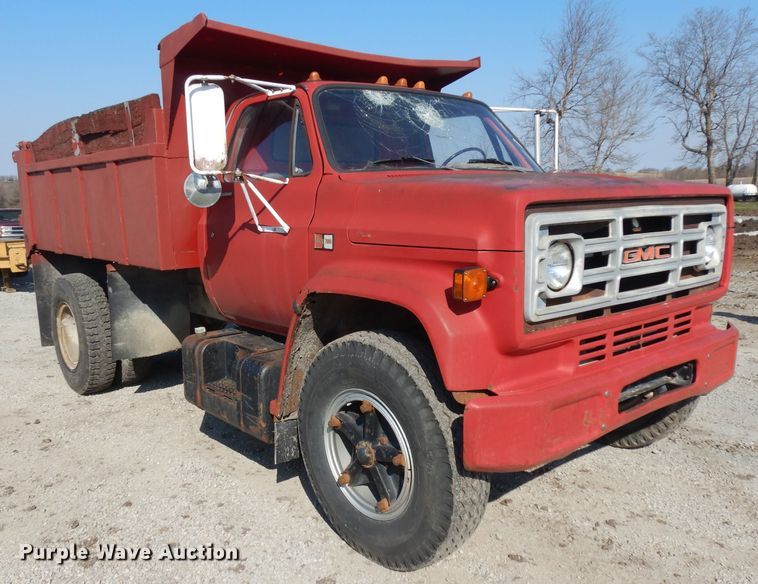 image for item GY9003 1987 GMC 7000 dump truck