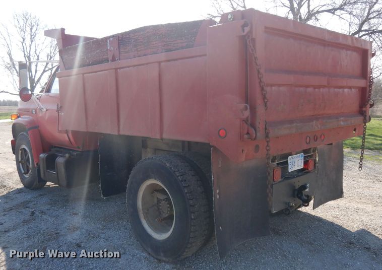 image for item GY9003 1987 GMC 7000 dump truck
