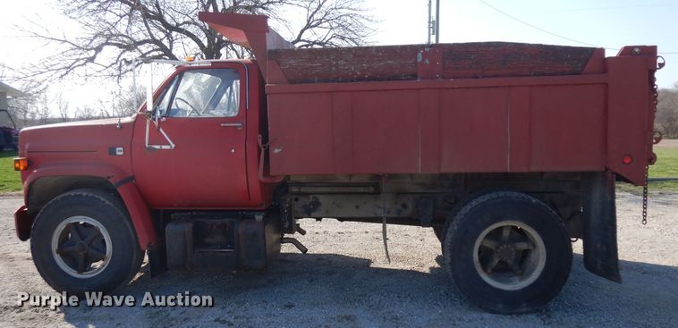 image for item GY9003 1987 GMC 7000 dump truck