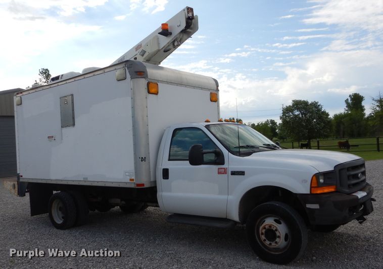 image for item HA9140 2001 Ford F550 XL  fiber optic splicing truck