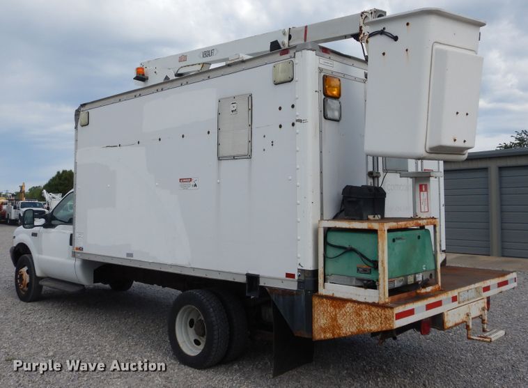 image for item HA9140 2001 Ford F550 XL  fiber optic splicing truck