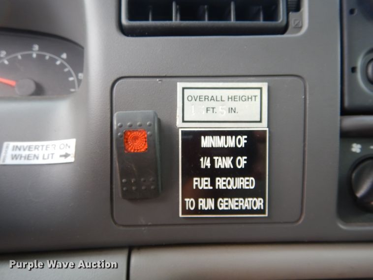 image for item HA9140 2001 Ford F550 XL  fiber optic splicing truck