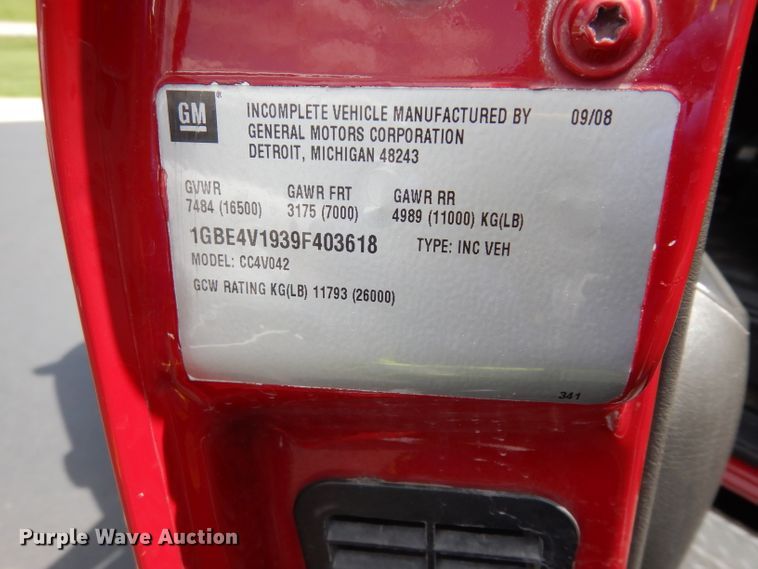 image for item DF4040 2009 Chevrolet C4500  ambulance