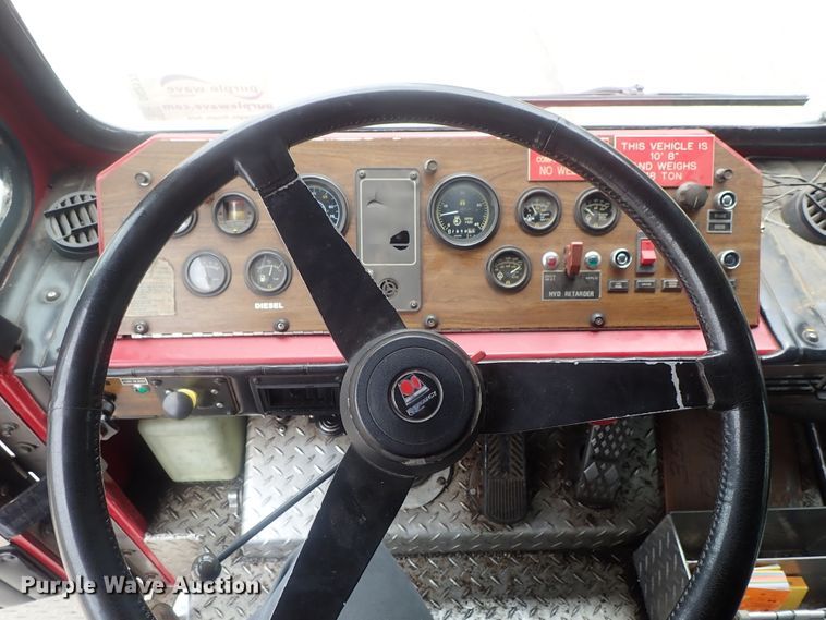 image for item DG2172 1985 Federal Motors  pumper fire truck