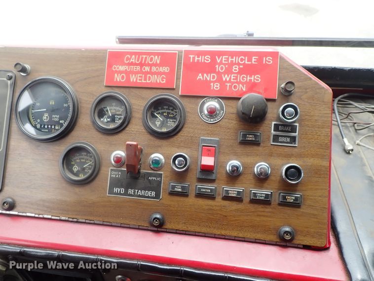 image for item DG2172 1985 Federal Motors  pumper fire truck