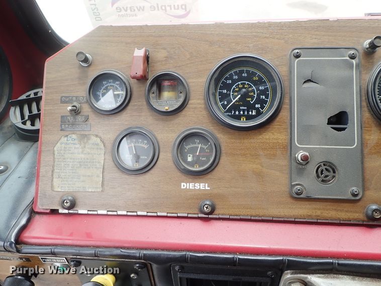 image for item DG2172 1985 Federal Motors  pumper fire truck