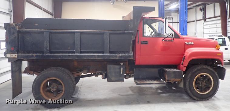 image for item DG3188 1996 GMC C7000 TopKick   dump truck