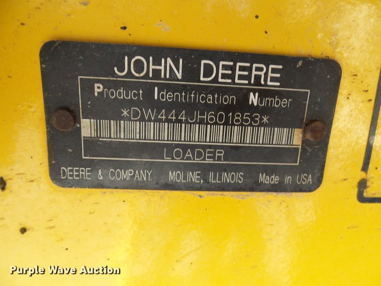 image for item DG5673 2006 John Deere 444J High Lift  wheel loader