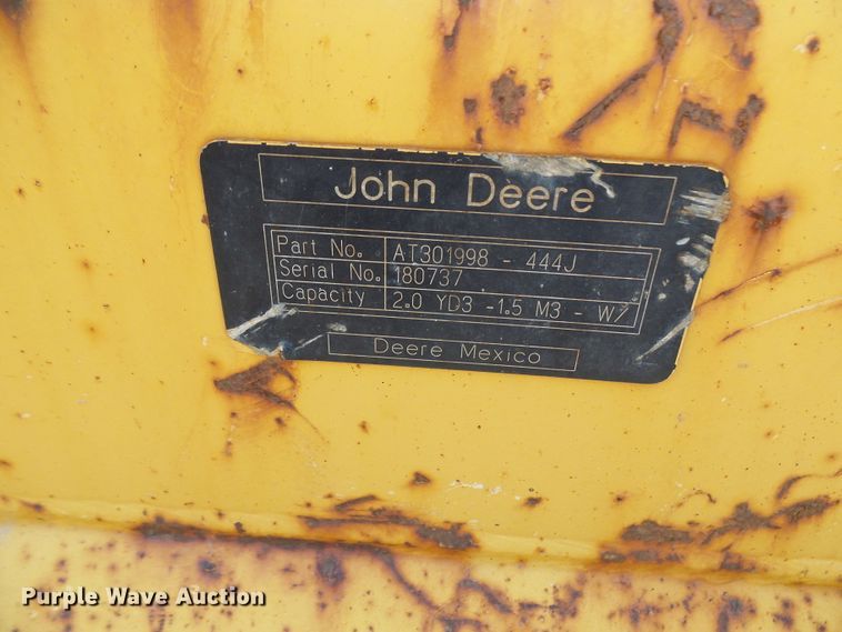image for item DG5674 2007 John Deere 444J High Lift  wheel loader