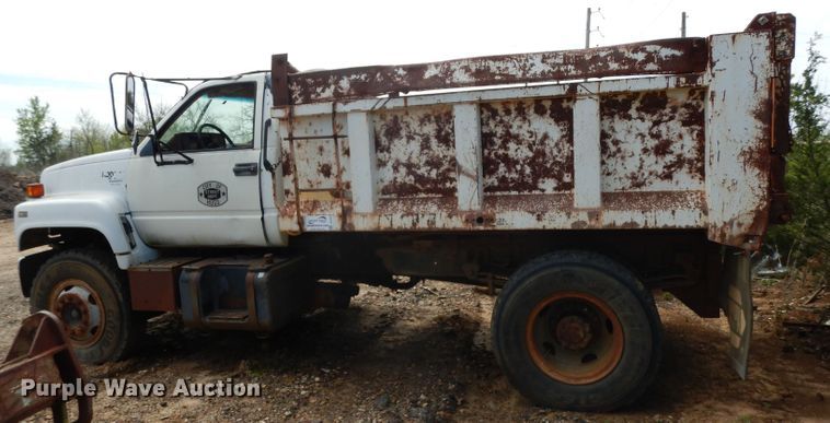 image for item DH2449 1990 Chevrolet C70 dump truck
