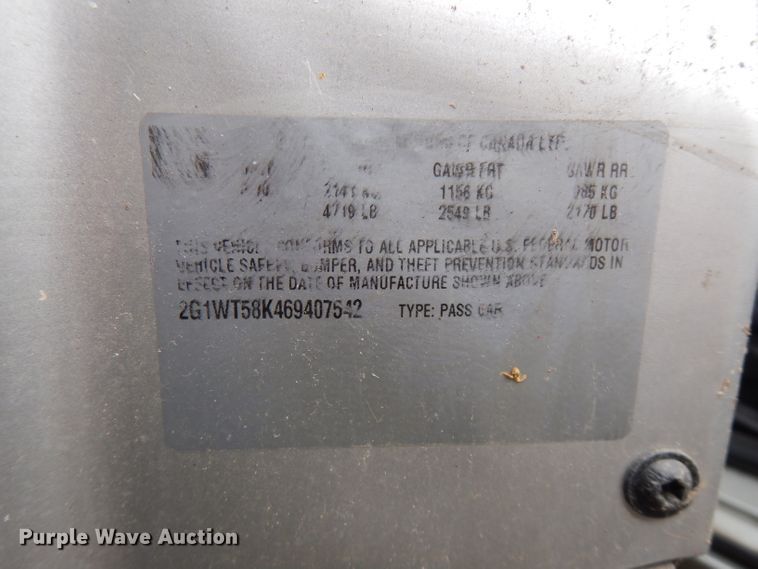 image for item DH5107 2006 Chevrolet Impala