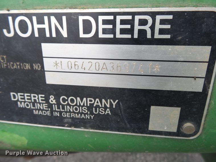 image for item DH7925 2003 John Deere 6420 tractor