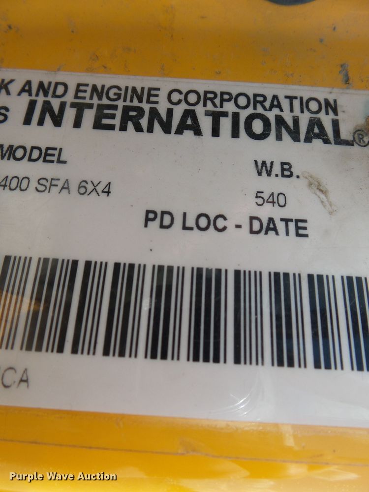 image for item DH7934 2007 International 7400 dump truck