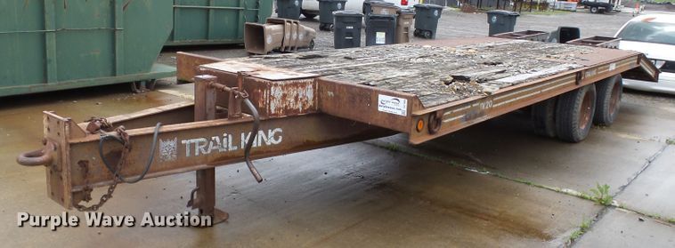 image for item DH7996 1992 Trail King TK20 equipment trailer