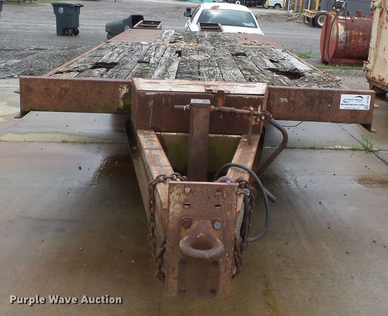 image for item DH7996 1992 Trail King TK20 equipment trailer