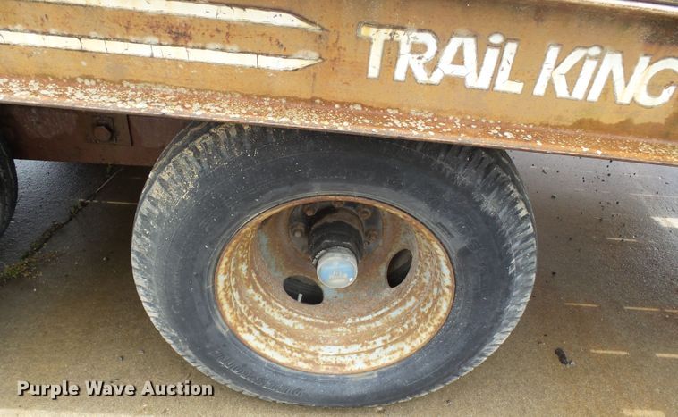 image for item DH7996 1992 Trail King TK20 equipment trailer