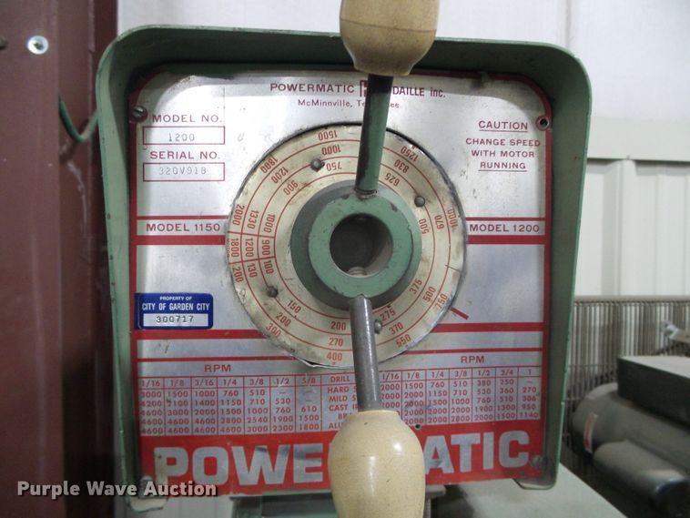 image for item EL9133 Powermatic No. 1200 drill press