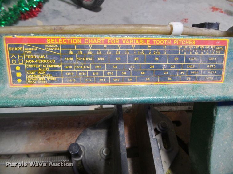 image for item EL9134 Grizzly G1758 metal bandsaw