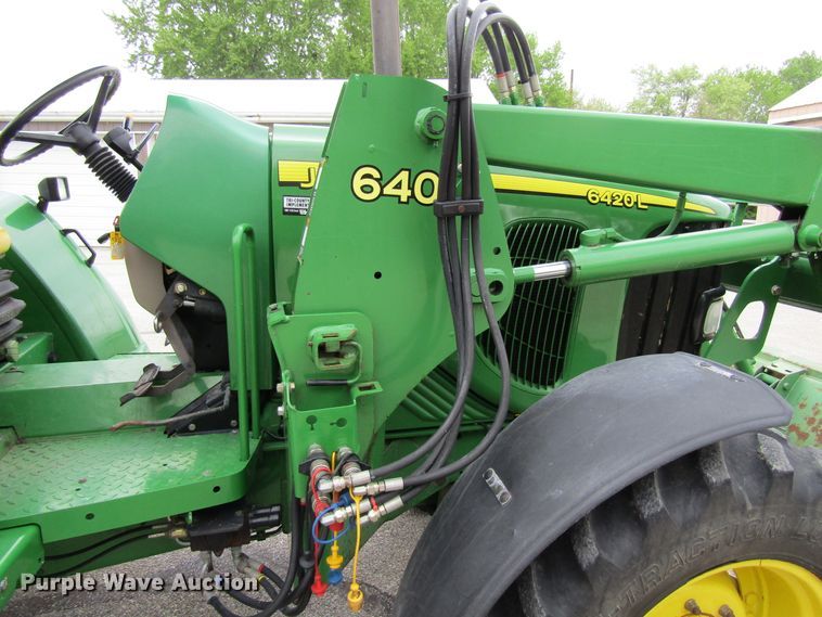 image for item FD9443 2003 John Deere 6420L  MFWD tractor