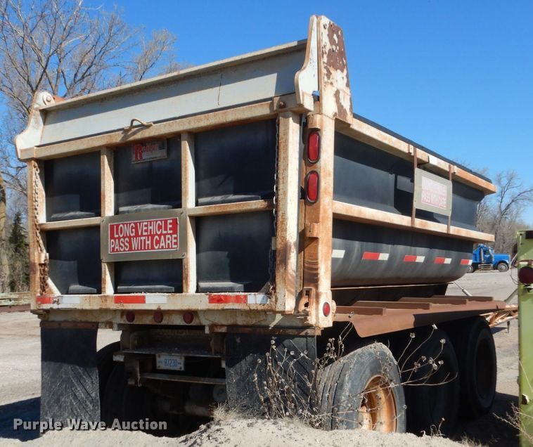 image for item FX9128 1978 Clement dump trailer