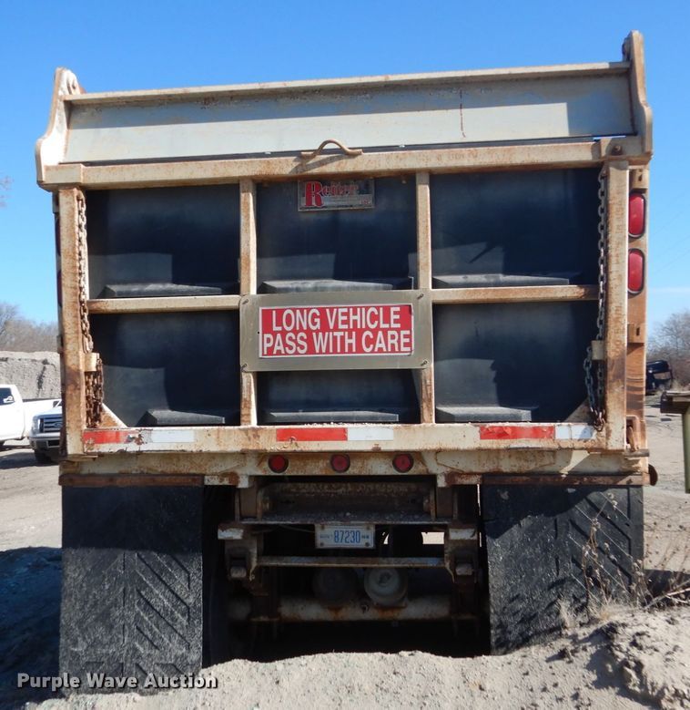image for item FX9128 1978 Clement dump trailer