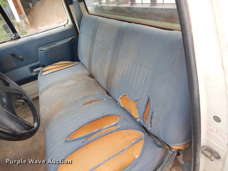 image for item GE9412 1987 Ford F150  utility bed pickup truck