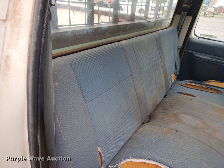 image for item GE9412 1987 Ford F150  utility bed pickup truck