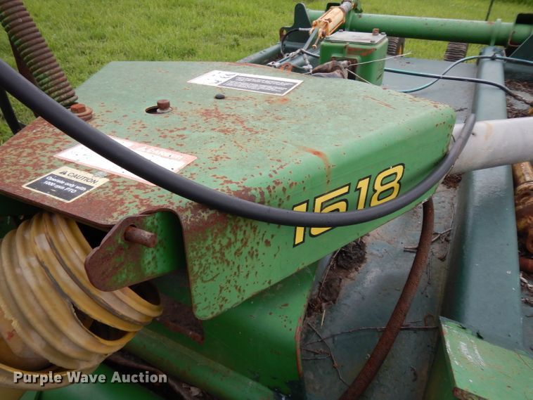 John Deere 1518 batwing rotary mower in Edgerton, KS Item GH9782 sold