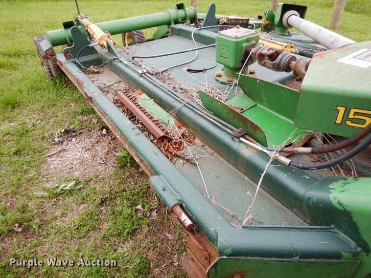 John Deere 1518 batwing rotary mower in Edgerton, KS Item GH9782 sold