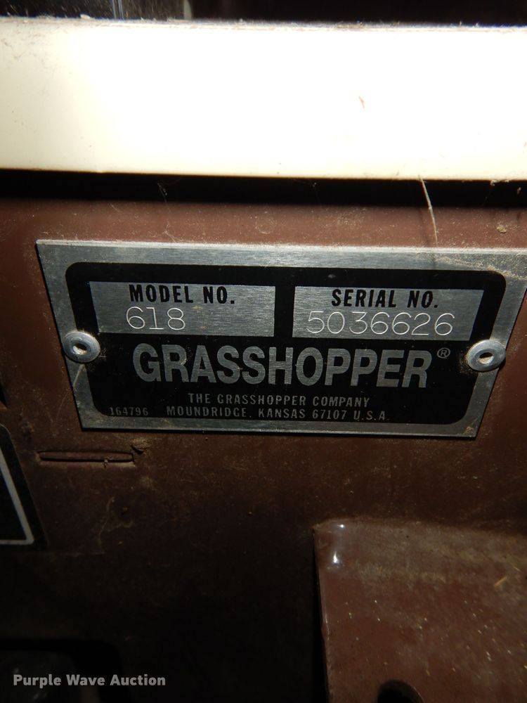 image for item GH9823 Grasshopper 618 ZTR lawn mower