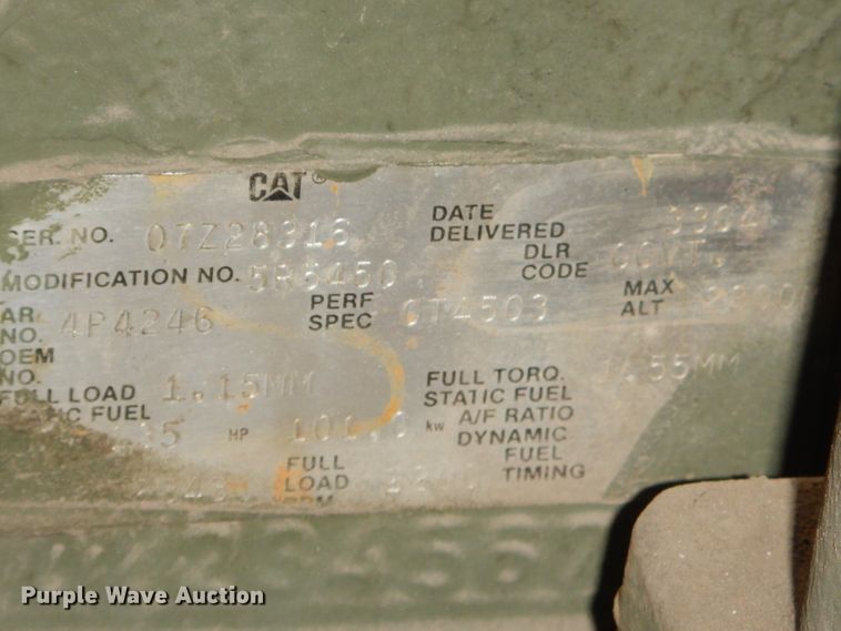 image for item GN9381 Caterpillar 3304 four cylinder diesel engine