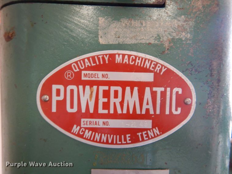 image for item GO9173 Powermatic 45 wood lathe
