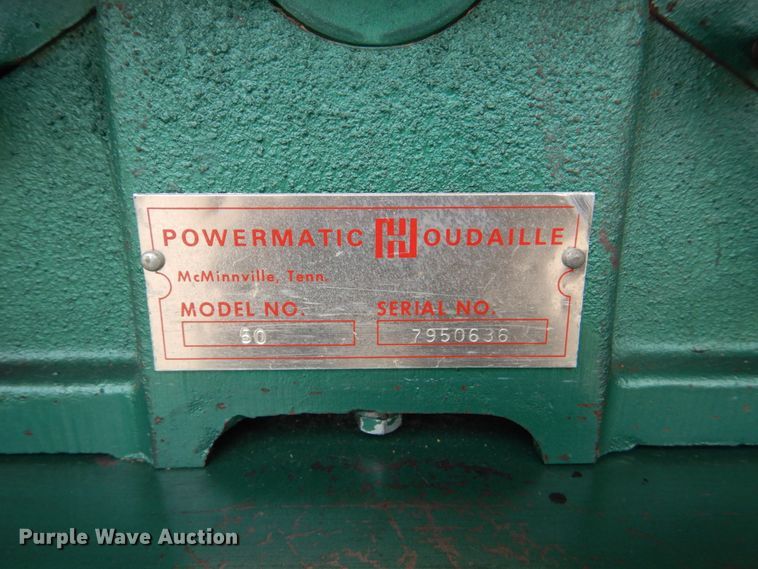 image for item GO9174 Powermatic 50 jointer
