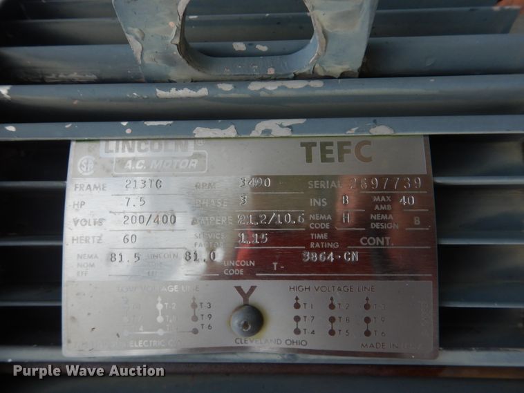 image for item GO9180 AGET 30SN51-D2 dust collection system