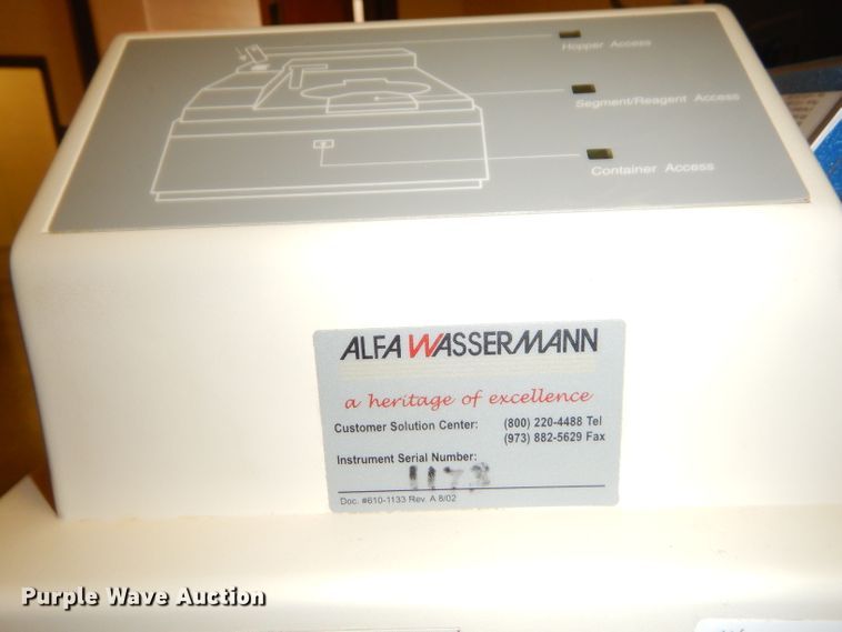 image for item GP9210 Alfa Wasserman ACE chemistry analyzer
