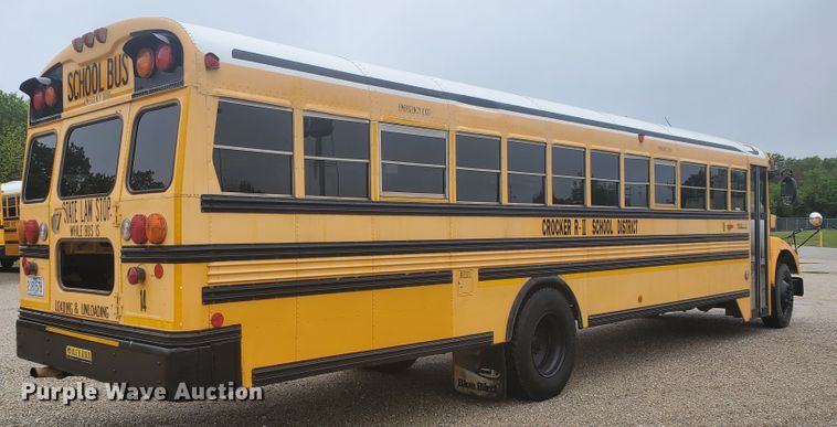 image for item GV9008 2007 Blue Bird L072648  school bus