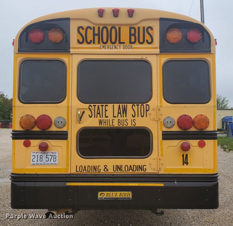 image for item GV9008 2007 Blue Bird L072648  school bus