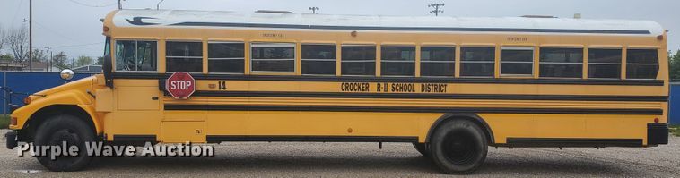 image for item GV9008 2007 Blue Bird L072648  school bus