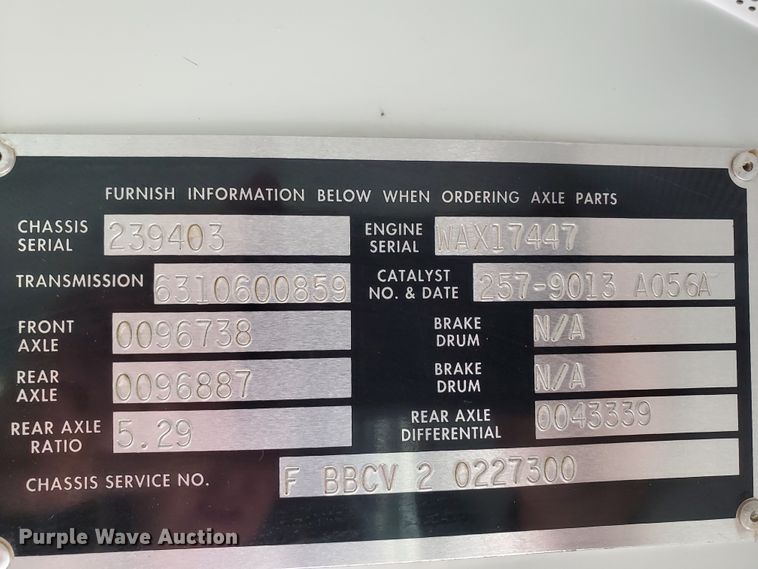 image for item GV9008 2007 Blue Bird L072648  school bus