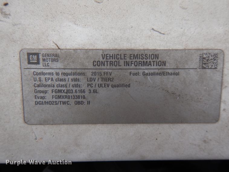 image for item GV9031 2015 Chevrolet Impala Police Cruiser