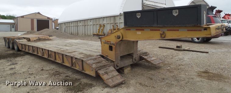 image for item GX9066 1989 Load King PHD70/90-3 lowboy equipment trailer