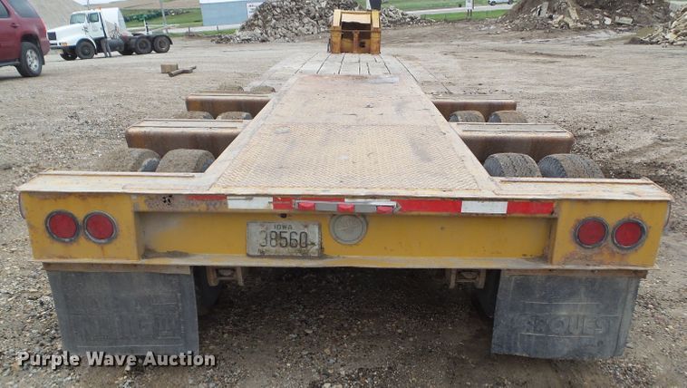 image for item GX9066 1989 Load King PHD70/90-3 lowboy equipment trailer
