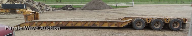 image for item GX9066 1989 Load King PHD70/90-3 lowboy equipment trailer
